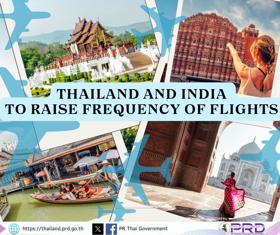 Thailand and India to raise frequency of flights