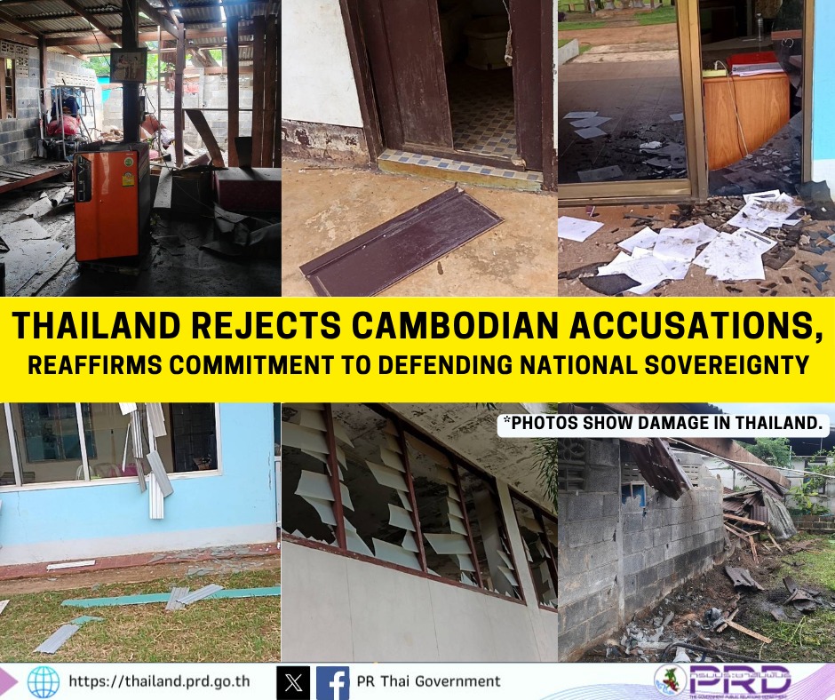 Thailand Rejects Cambodian Accusations, Reaffirms Commitment to Defending National Sovereignty