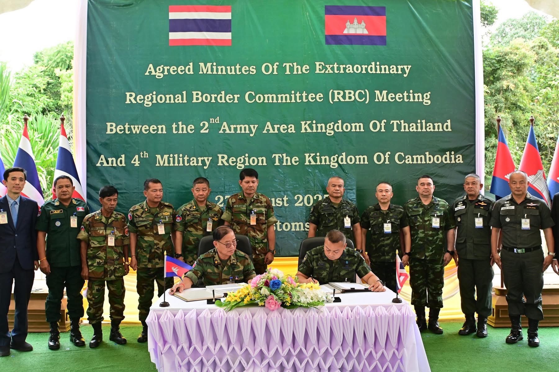 Joint Press Release of Extraordinary RBC Meeting between Thailand and Cambodia on 27 August 2025