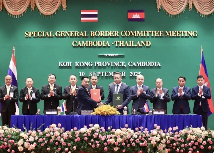 Thailand and Cambodia Agree on Five Major Issues during Their First Special GBC Meeting