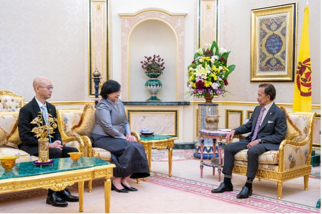 His Majesty Receives Audience 