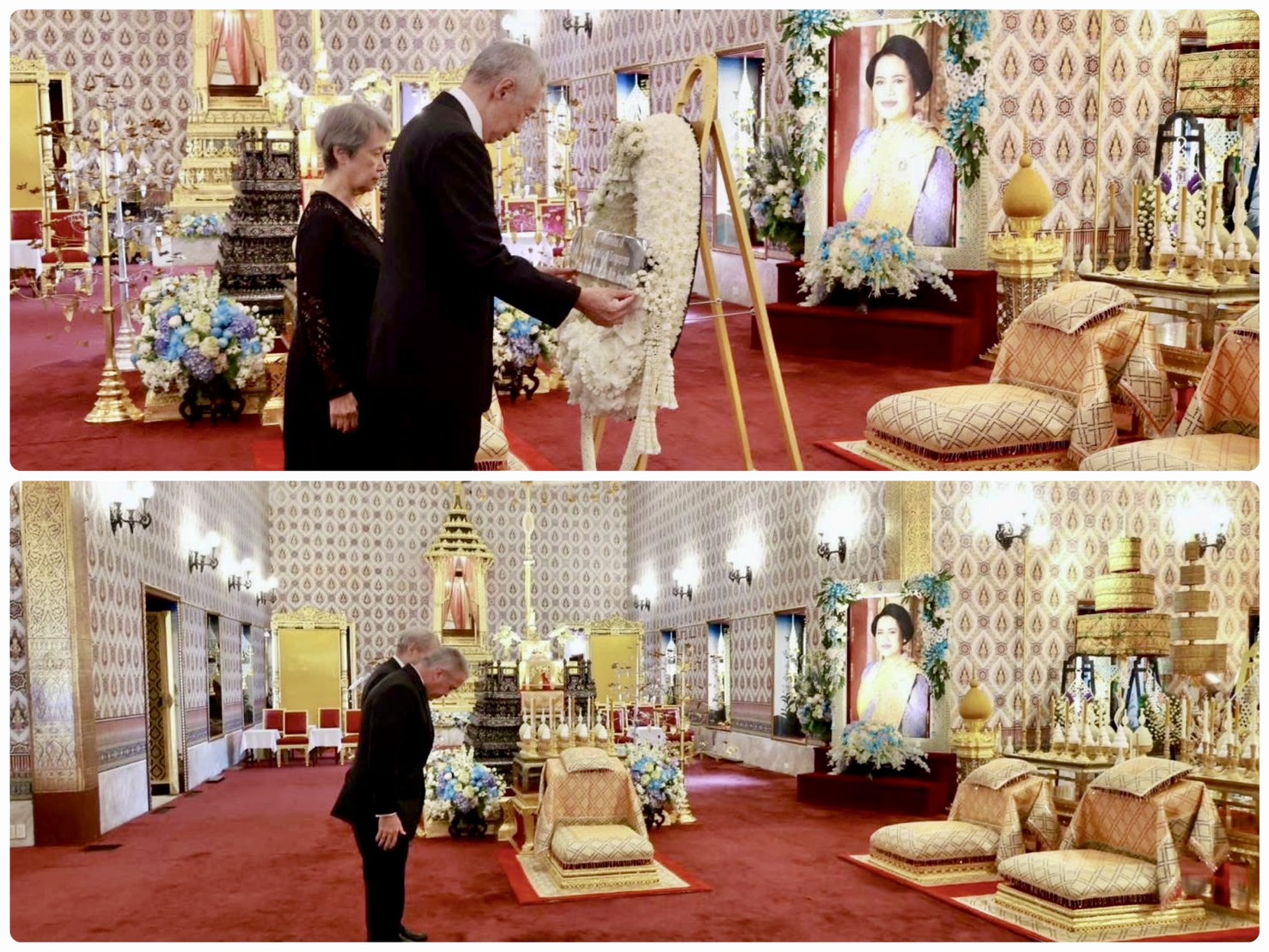 Foreign Dignitaries Pay Respects to the Late Queen Mother