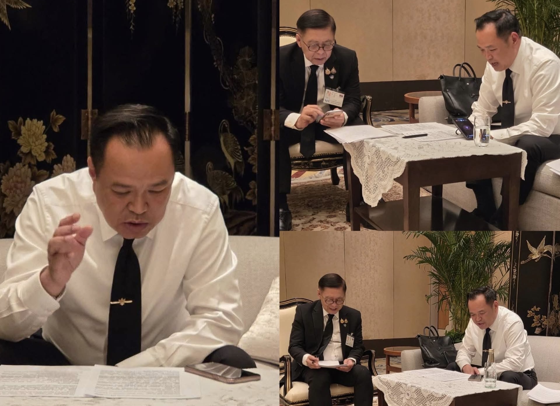 Phone Conversation between Thai Prime Minister and US President and Malaysian Prime Minister