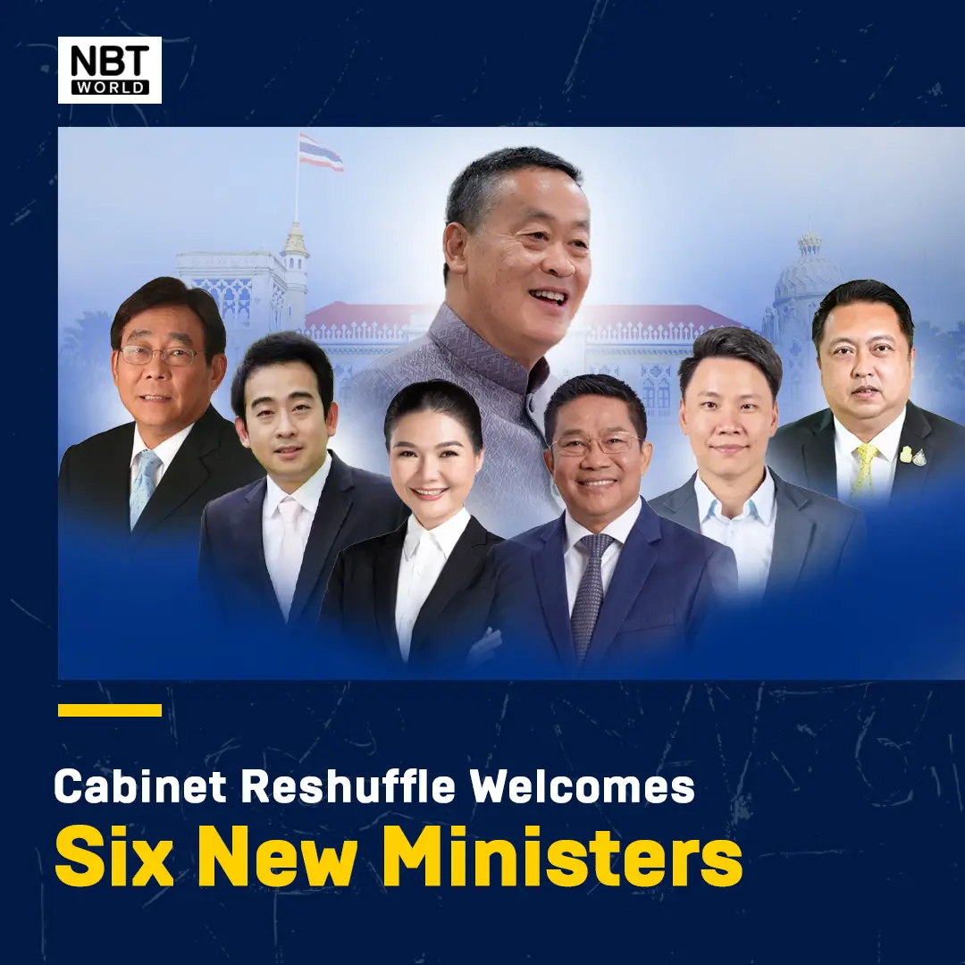 Thailand's Cabinet Reshuffle Welcomes Six New Ministers