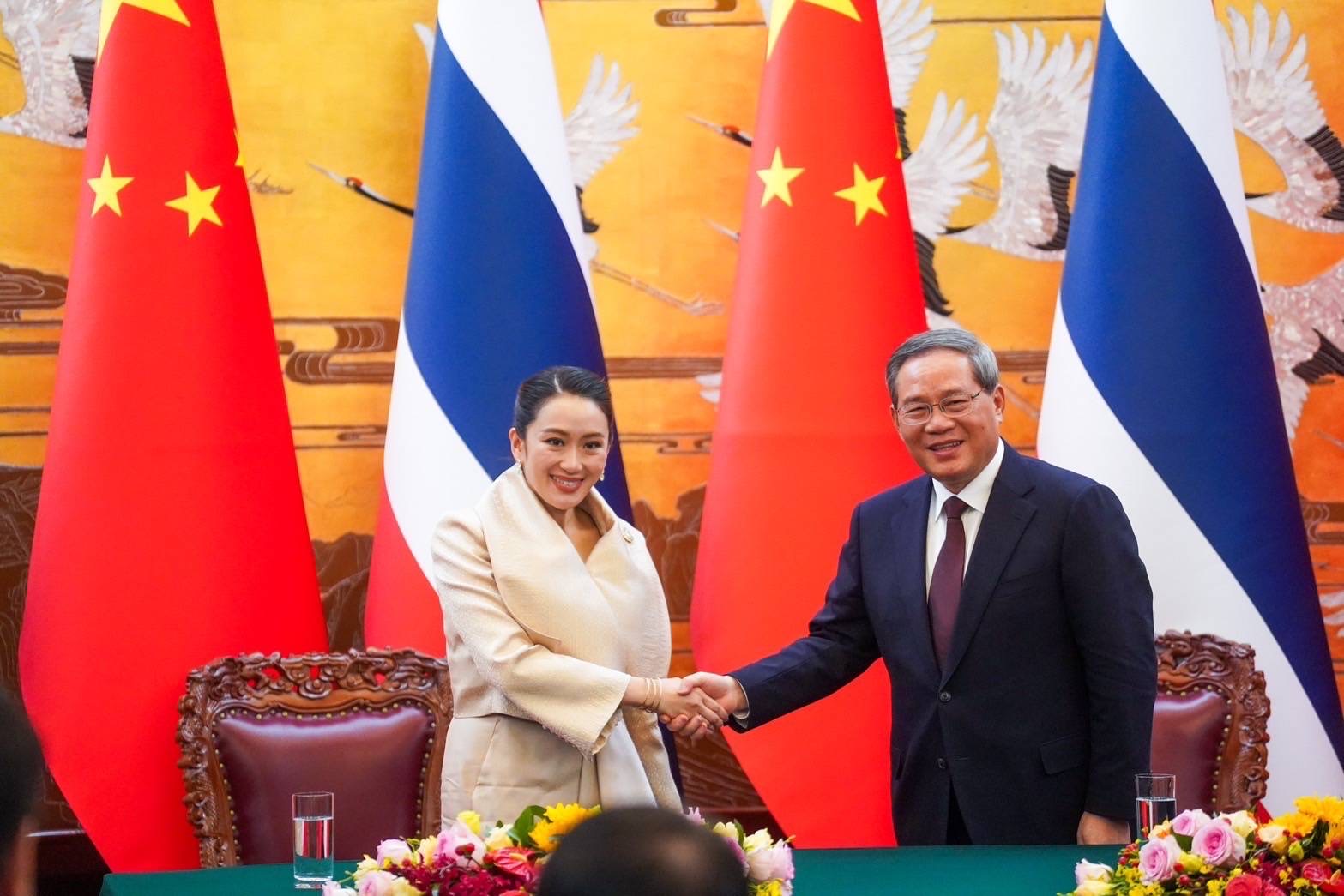 Премьер-министр Таиланда Паэтонгтарн Шинават нанесла визит вежливости Председателю КНР Си Цзиньпину