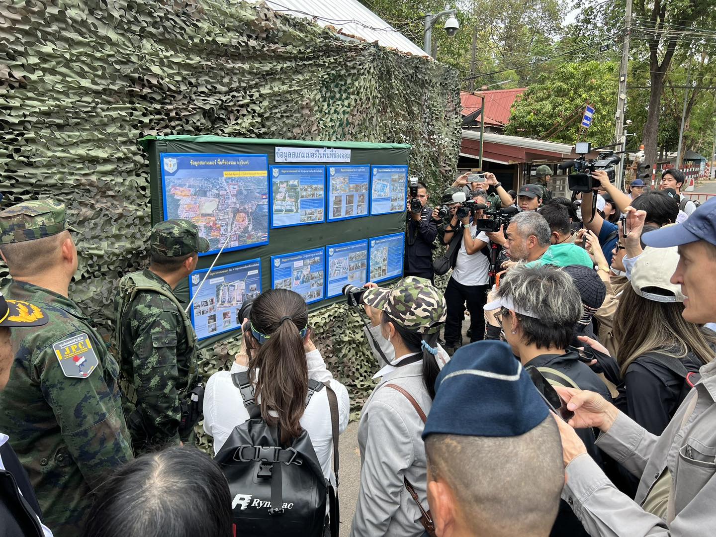 Foreign Media Witness Evidence of Online Scamming Operations in Thai-Cambodian Border Area 