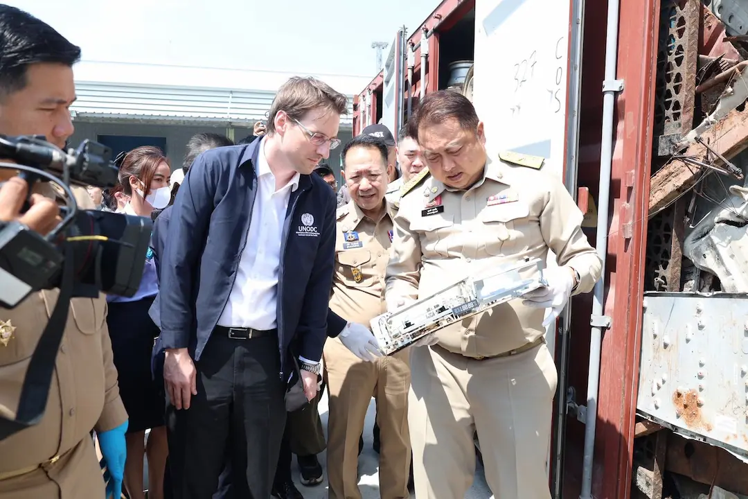 Thailand Wins UNODC Recognition for Waste Trafficking Crackdown