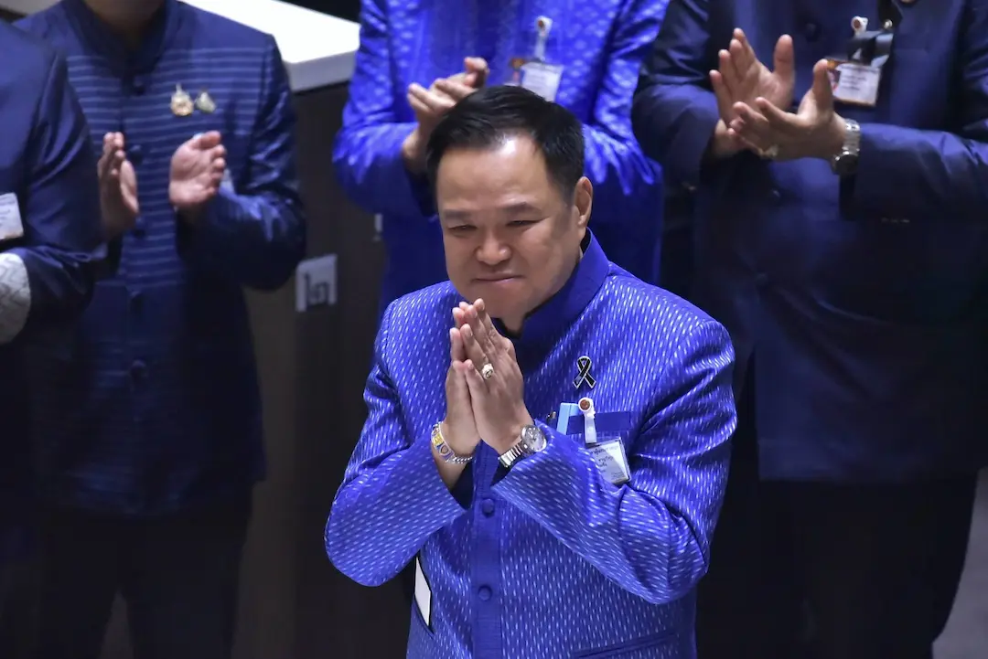 Anutin Charnvirakul Selected as Thailand's 32nd Prime Minister