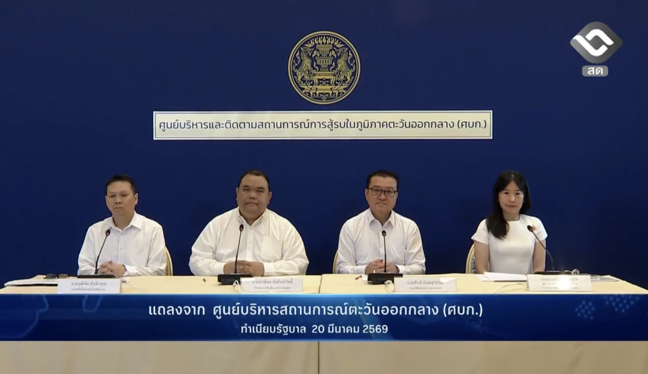 Government Expedites Aid for Thais in the Middle East While Maintaining Price Stability and Energy Security 