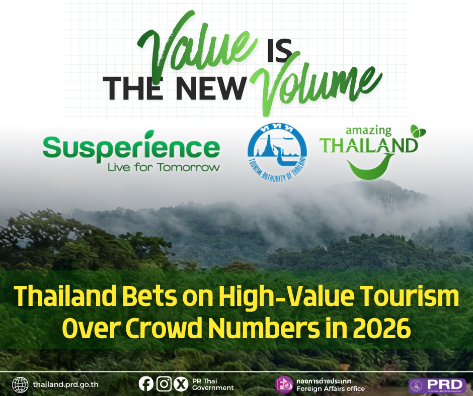 Thailand Bets on High-Value Tourism Over Crowd Numbers in 2026