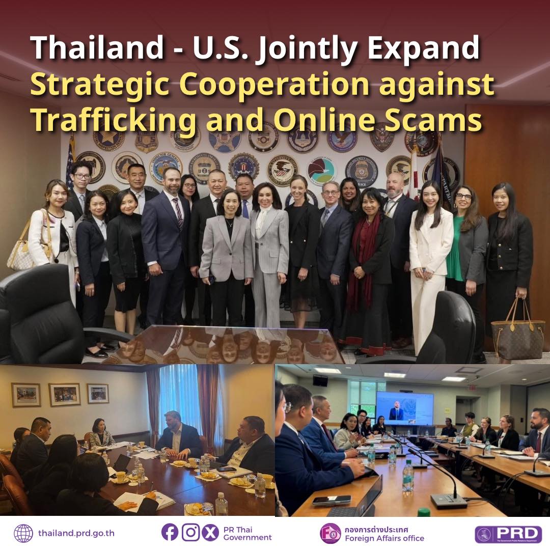 Thailand - U.S. Jointly Expand Strategic Cooperation against Trafficking and Online Scams