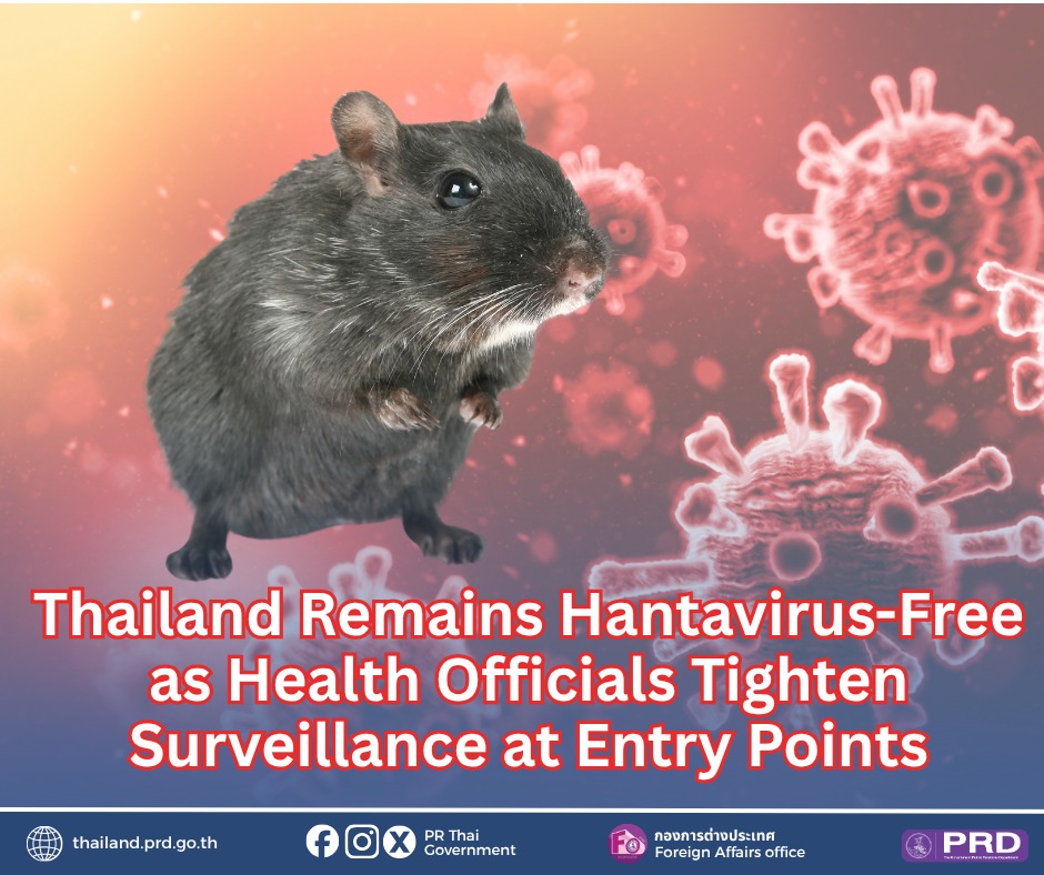 Thailand Remains Hantavirus-Free as health Officials Tighten Surveillance at Entry Points