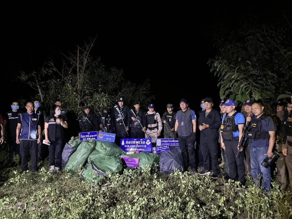 Thai Navy Seizes Over 6 Million Meth Pills During Border Operation in Chiang Rai
