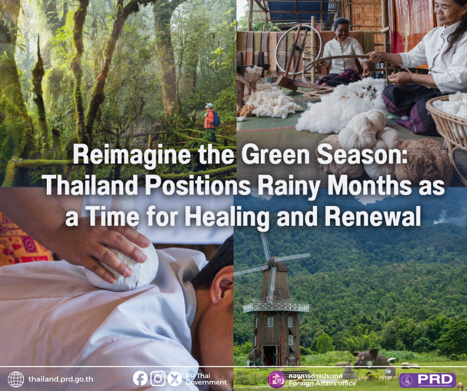 Reimagine the Green Season: Thailand Positions Rainy Months as a Time for Healing and Renewal