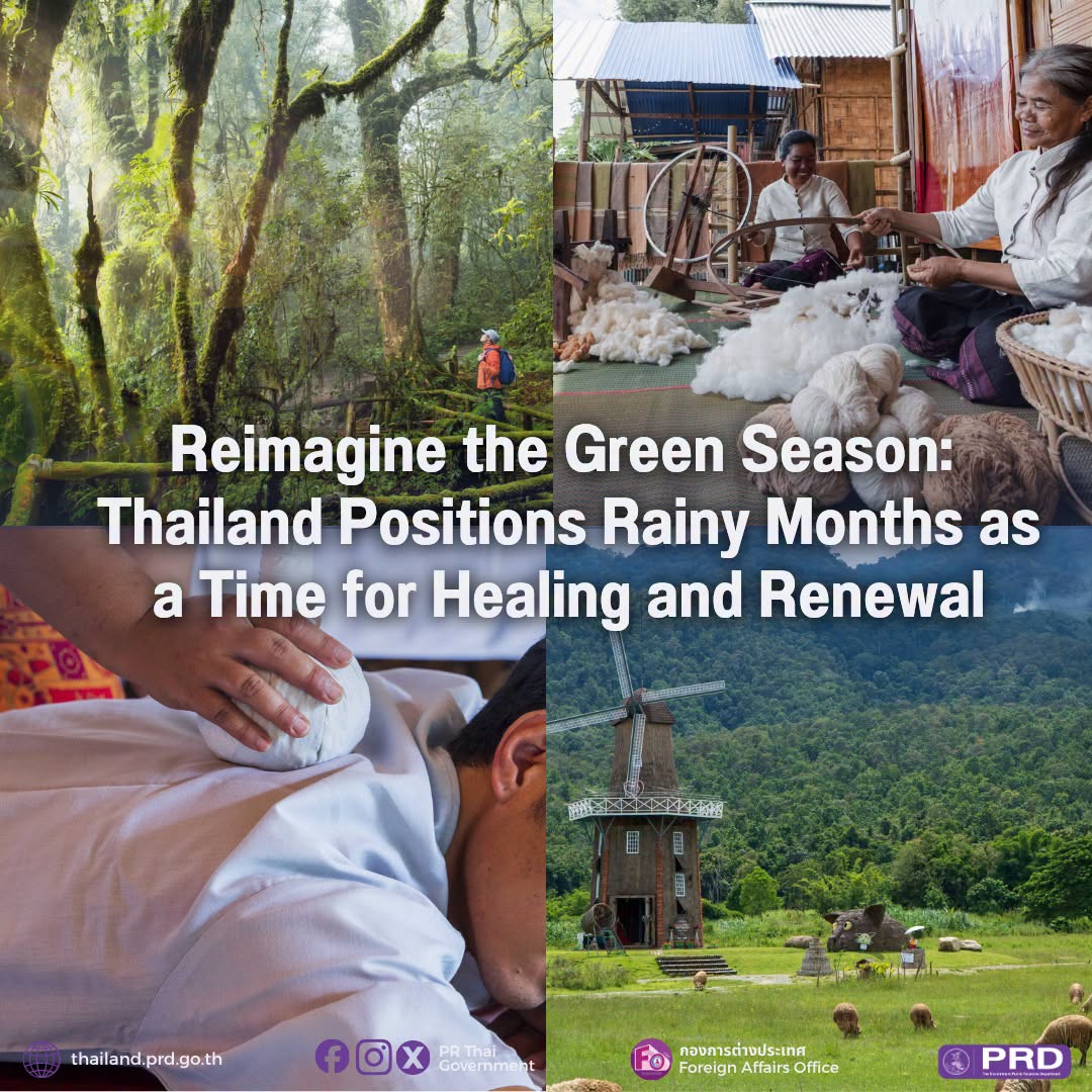 Reimagine the Green Season: Thailand Positions Rainy Months as a Time for Healing and Renewal