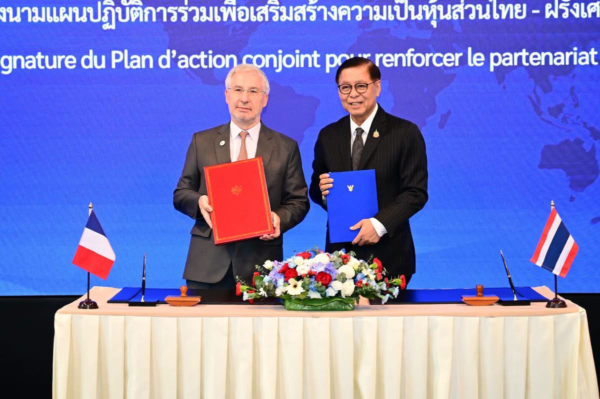 Signing of Joint Action Plan to Strengthen the Thailand-France Partnership (2026-2028) in Bangkok