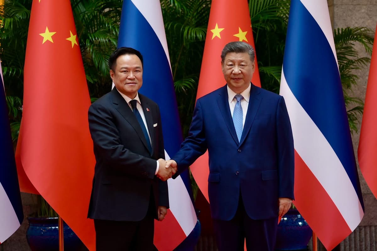 Prime Minister Anutin Charnvirakul Holds Talks with Chinese President Xi Jinping