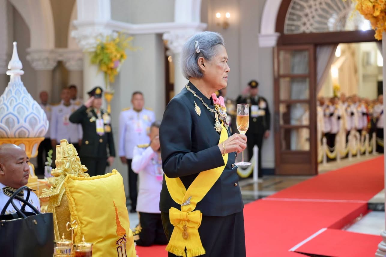 Princess Maha Chakri Sirindhorn Attends Grand Reception in Honor of the King&rsquo;s Birthday  