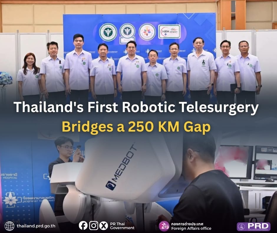 Thailand's First Robotic Telesurgery Bridges a 250 KM Gap