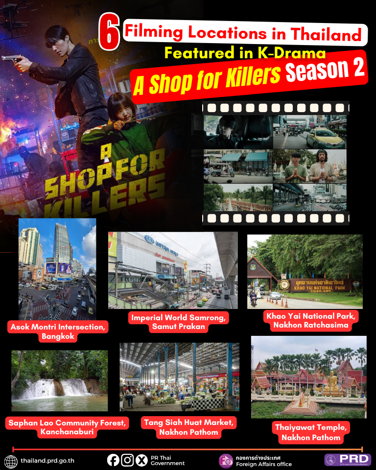Filming Locations in Thailand Featured in K-Drama: A Shop for Killers Season 2