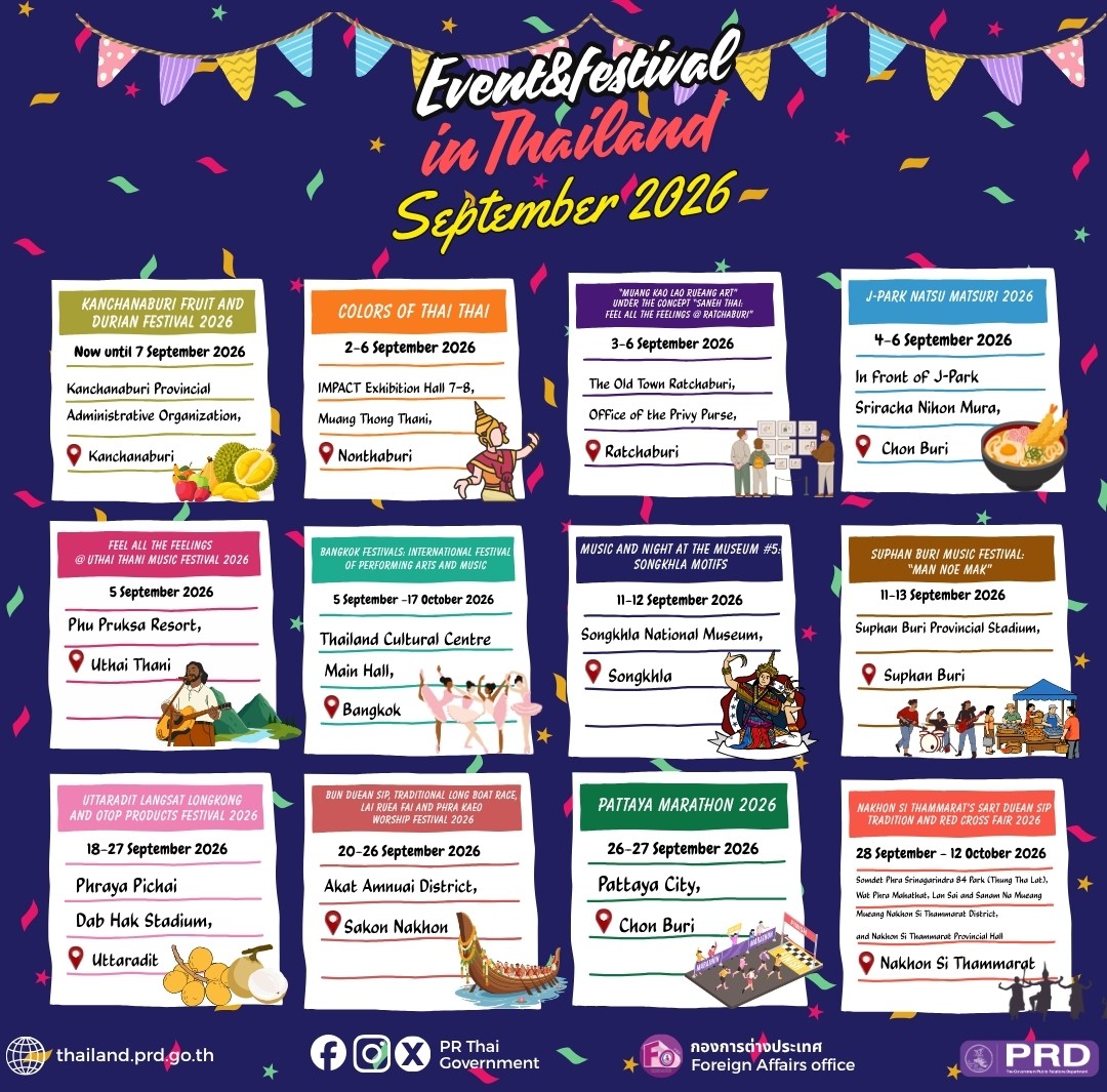 Festivals and Events in September 2026