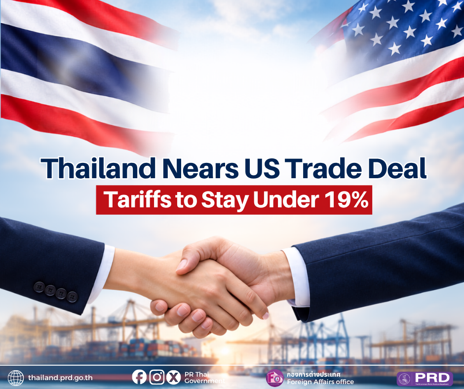 Thailand Nears US Trade Deal &mdash; Tariffs to Stay Under 19%