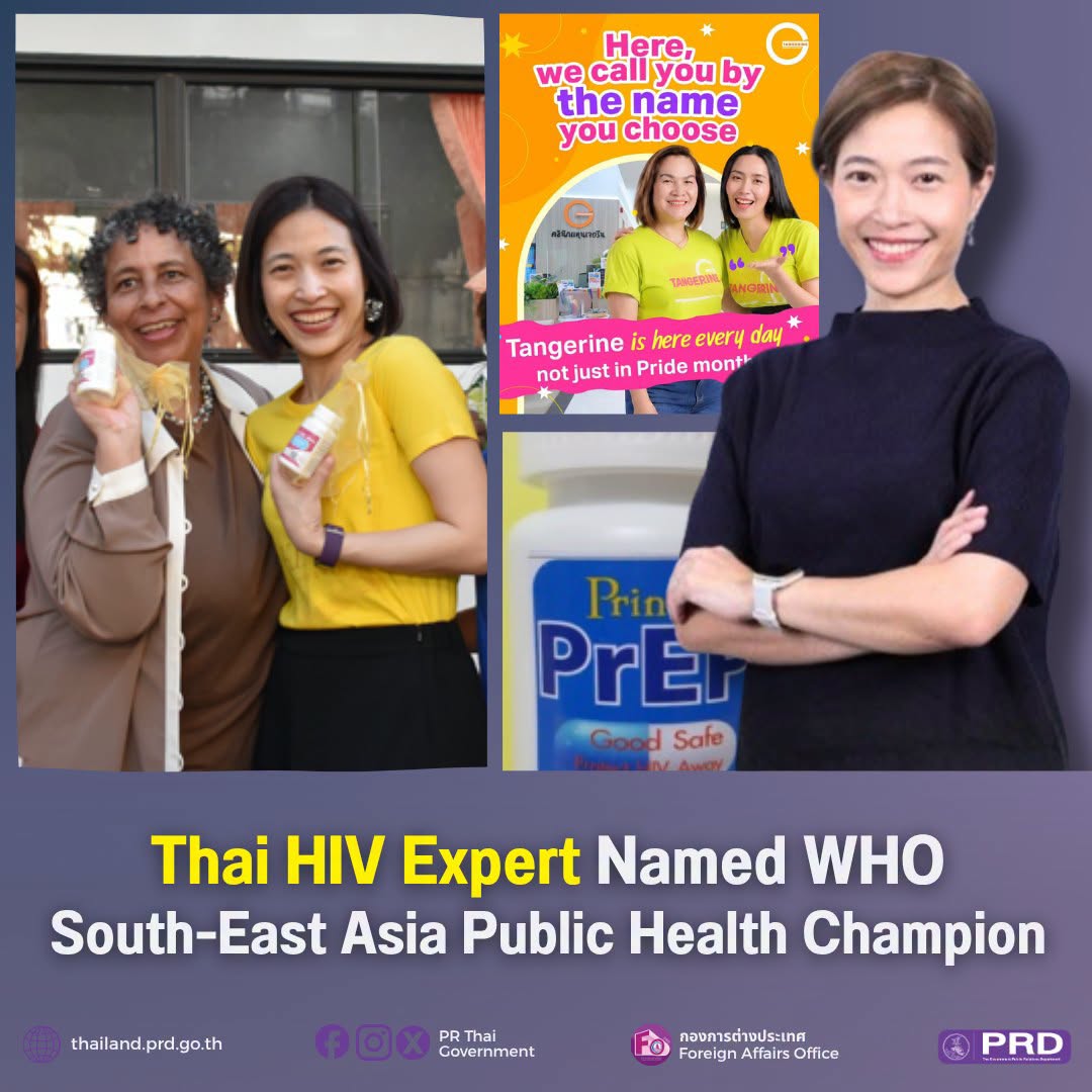 Thai HIV Expert Named WHO South-East Asia Public Health Champion