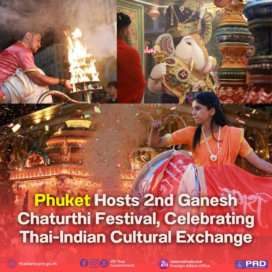Phuket Hosts 2nd Genesh Chaturthi Festival, Celebrating Thai-Indian Cultural Exchange