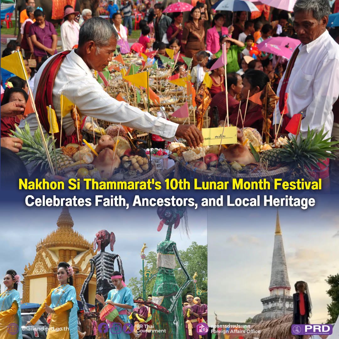 Nakhon Si Thammarat's 10th Lunar Month Festival Celebrates Faith, Ancertors, and Local Heritage
