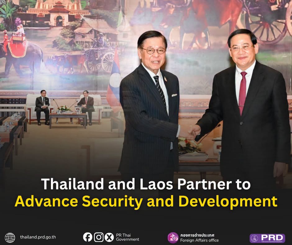 Thailand and Laos Partner to Advance Security and Development
