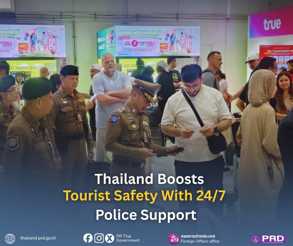 Thailand Boosts Tourist Safety With 24/7 Police Support