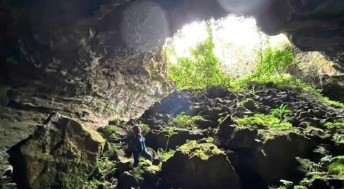 The new cave is located in the northeast, about 1,800m from the Nam Blang crater in the Central Highlands province of Dak Nong. Photos daknong.gov.vn